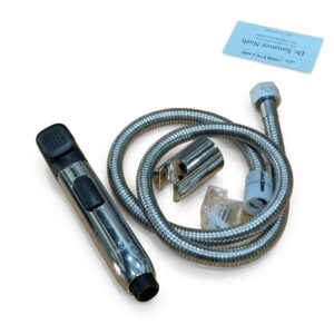 elvis health faucet with 1mtr cp tube & hook hfb 9109cpt black